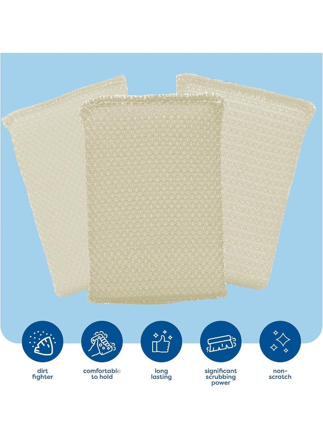 SCRUBIT Multi-Purpose Scouring Pad by Scrub-It - Non-Scratch Cleaning Dobie Pads for Pots, Pans, Dishes, Utensils & Non-Stick Cookware - Sponge Scrubbers Use for Kitchen, Bathroom & More - 6 Pack - Image 5